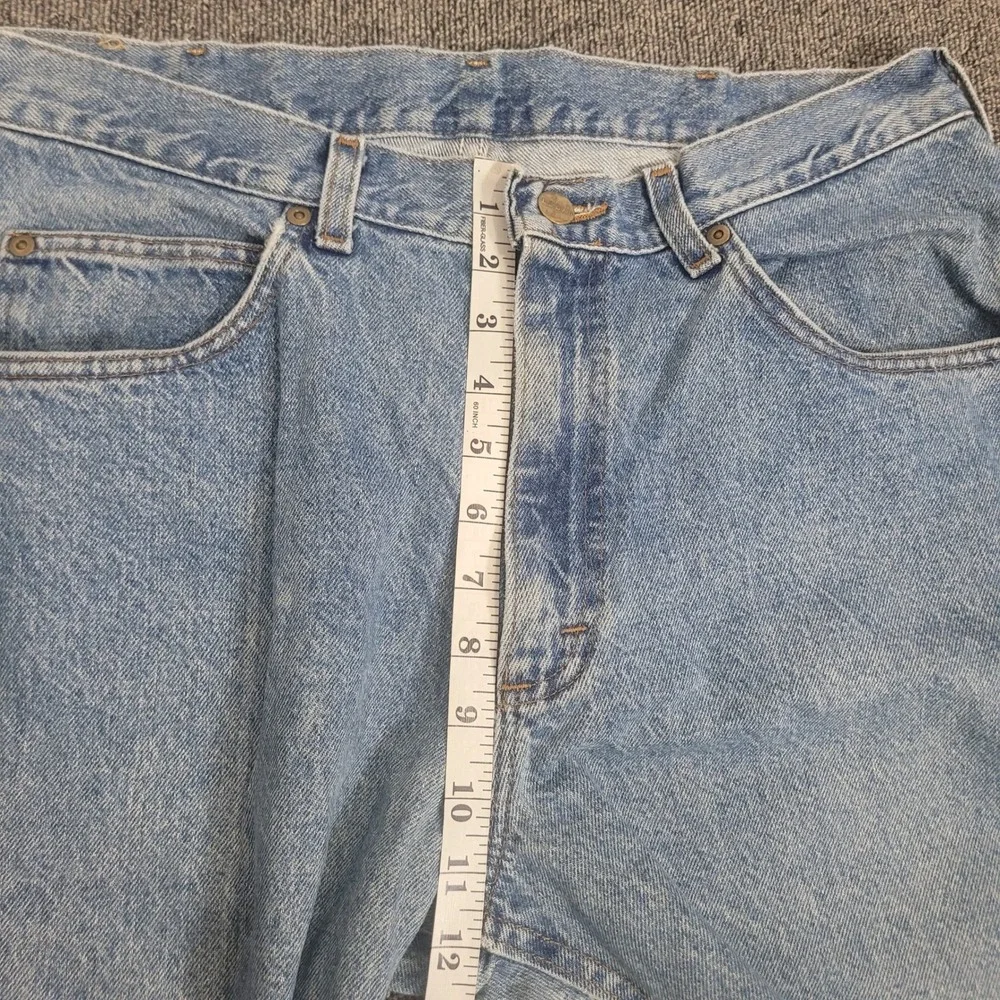 L.L. Bean 36x30 Double L Jeans Mens Vintage Made in USA Light Wash Straight Leg